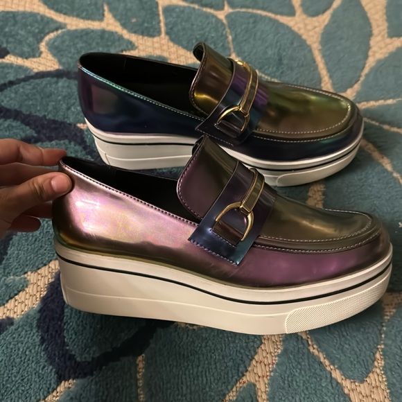 Stella McCartney Shoes - Stella McCartney Colourful Platform Loafers